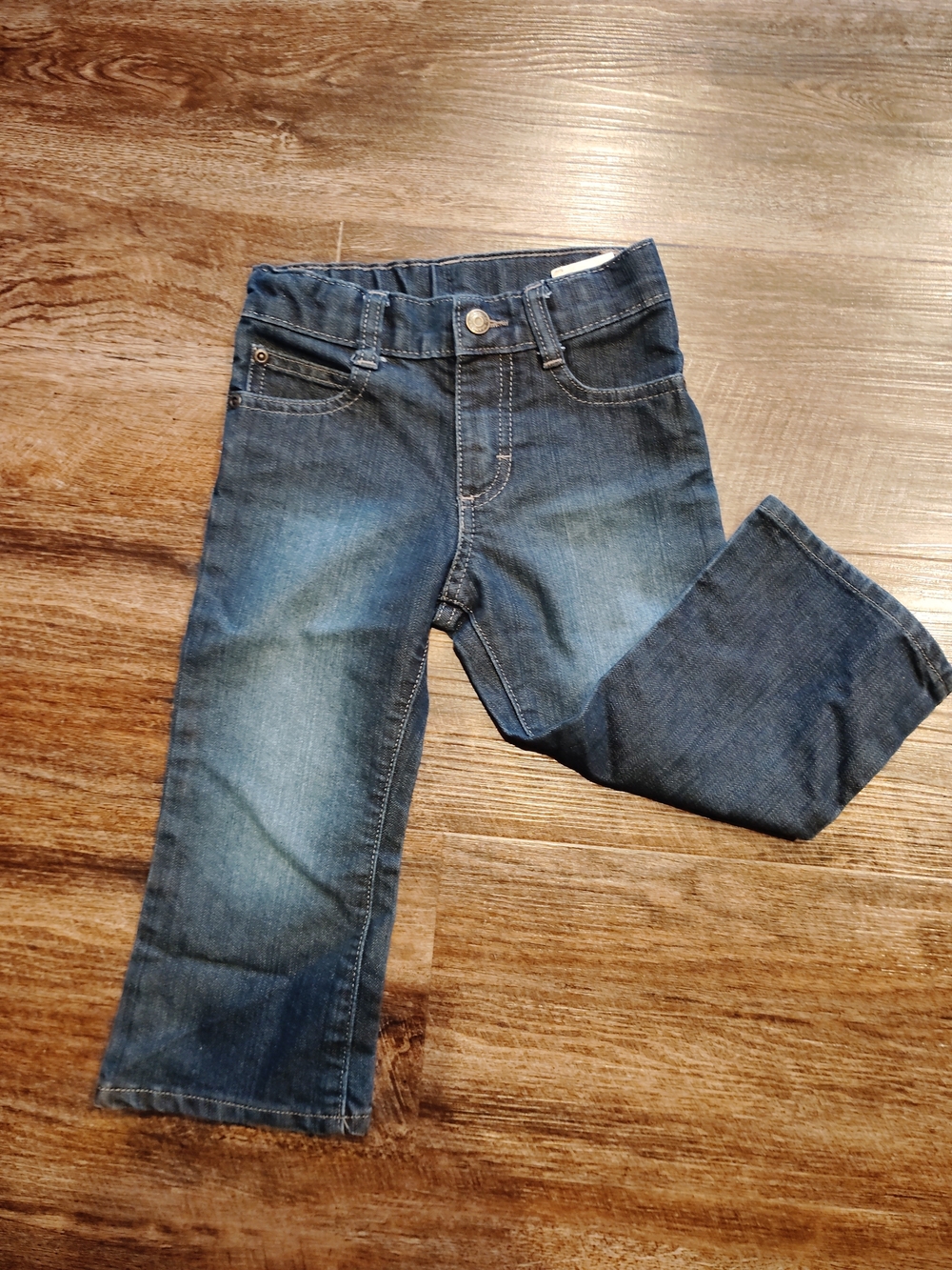 Wrangler Kids Blue Denim Straight Leg Jeans
